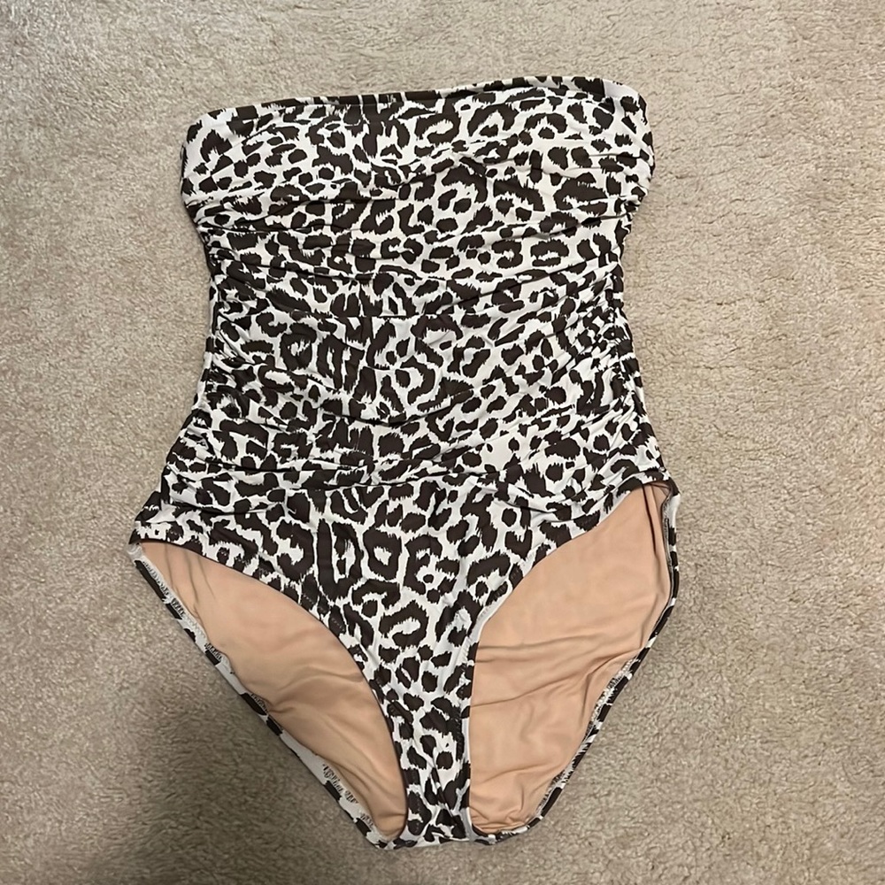 Jcrew cheetah swimsuit
